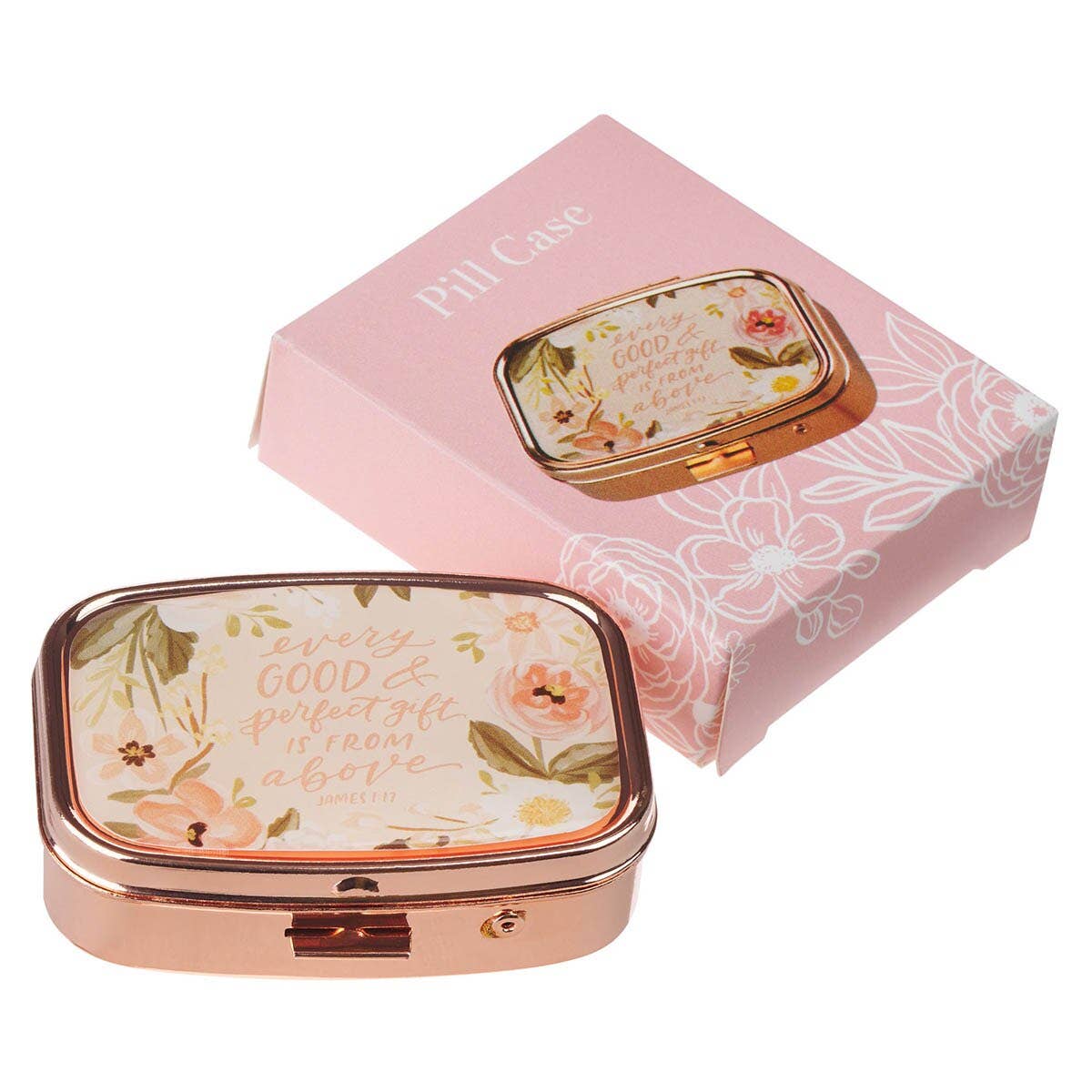 Pill Case Every Good & Perfect Gift James 1::17