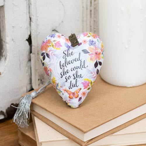 She Believed She Could Art Heart