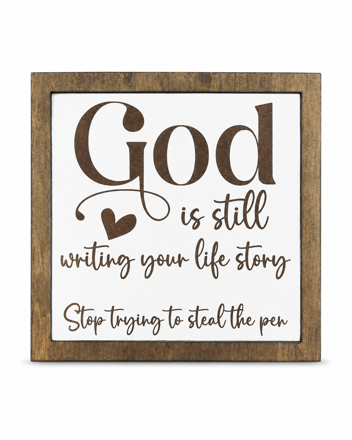 Crates Etc - God is writing your story, Religious, Inspirational, Motivat