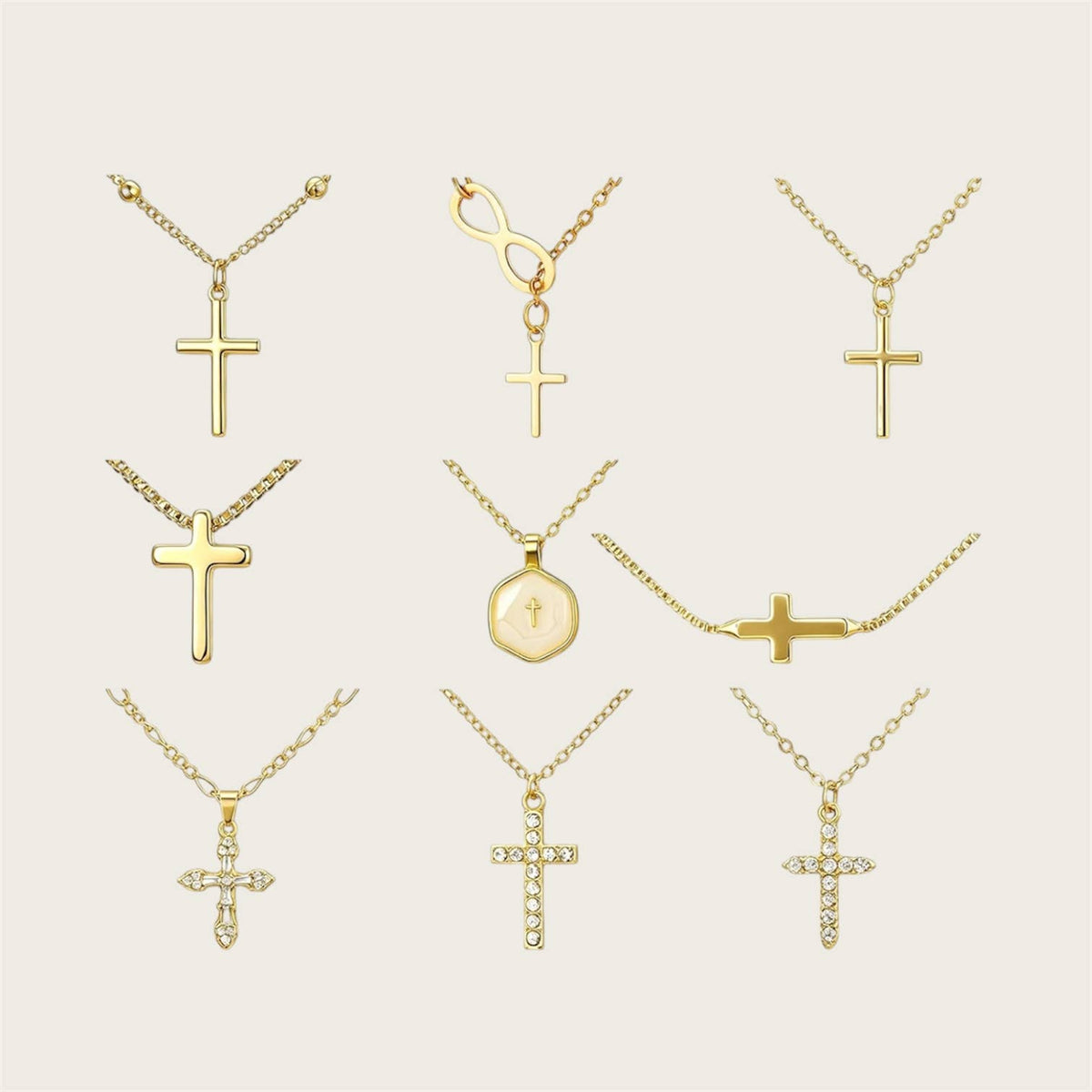 Ella Blue - Christian mixed pendant necklaces