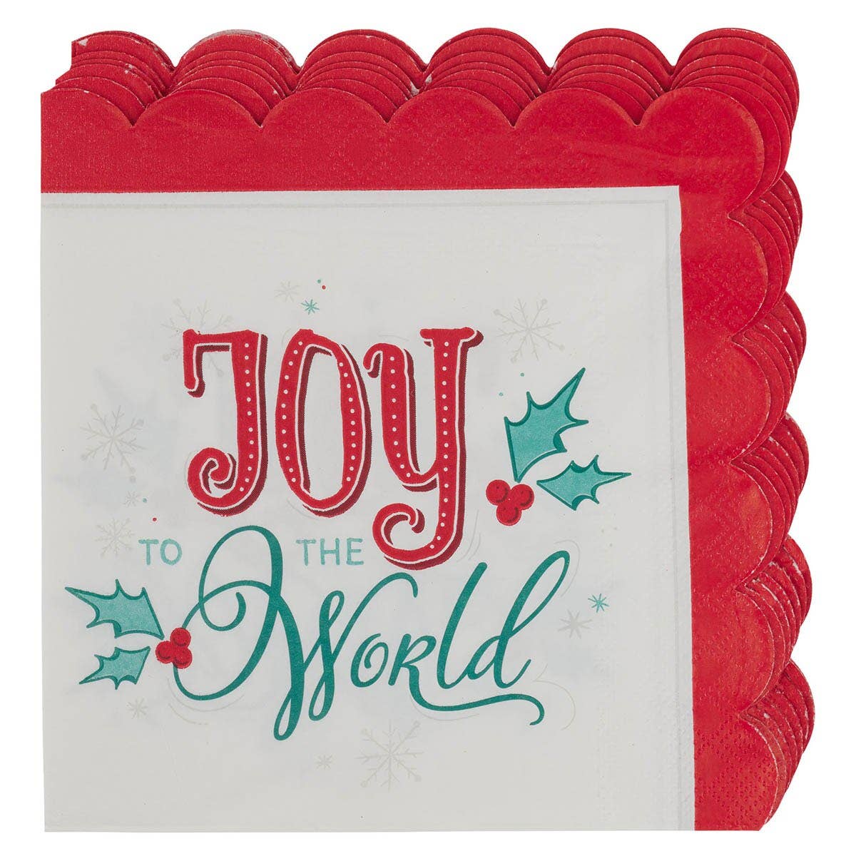 Christian Art Gifts - Lunch Napkins Paper 12pc Joy to the World
