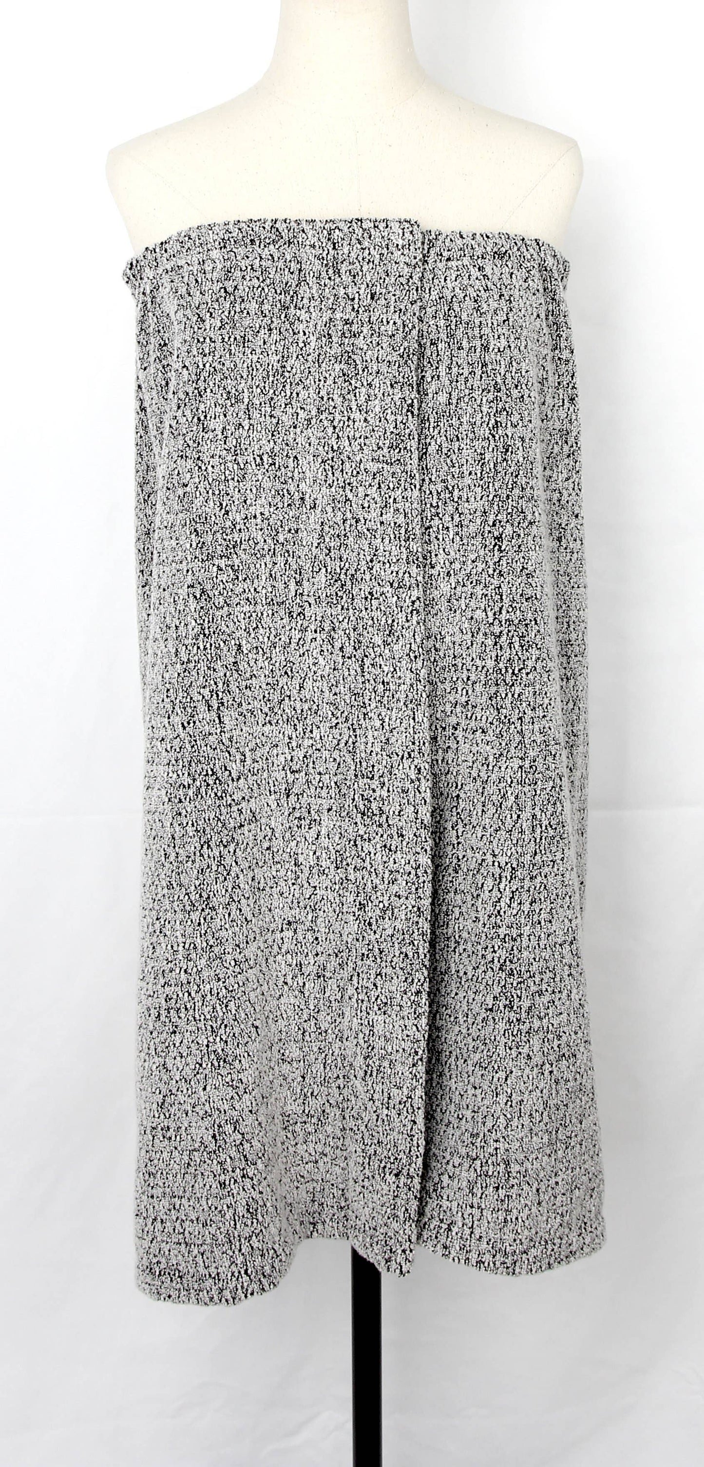 Cozy Bath Wrap Towel - Grey (XS-SM)