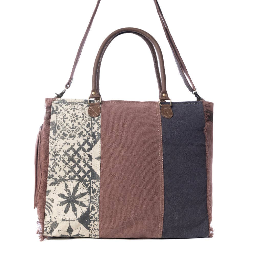 Myra Bag - Retro Print Weekender Bag