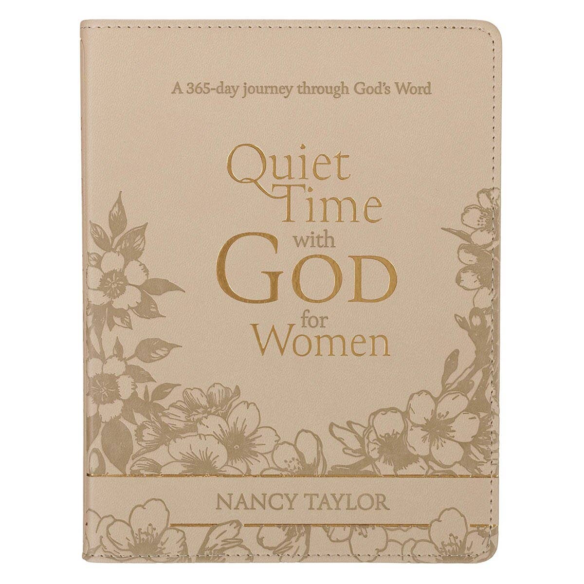 Christian Art Gifts - Devotional Quiet Time with God for Women Faux Leather