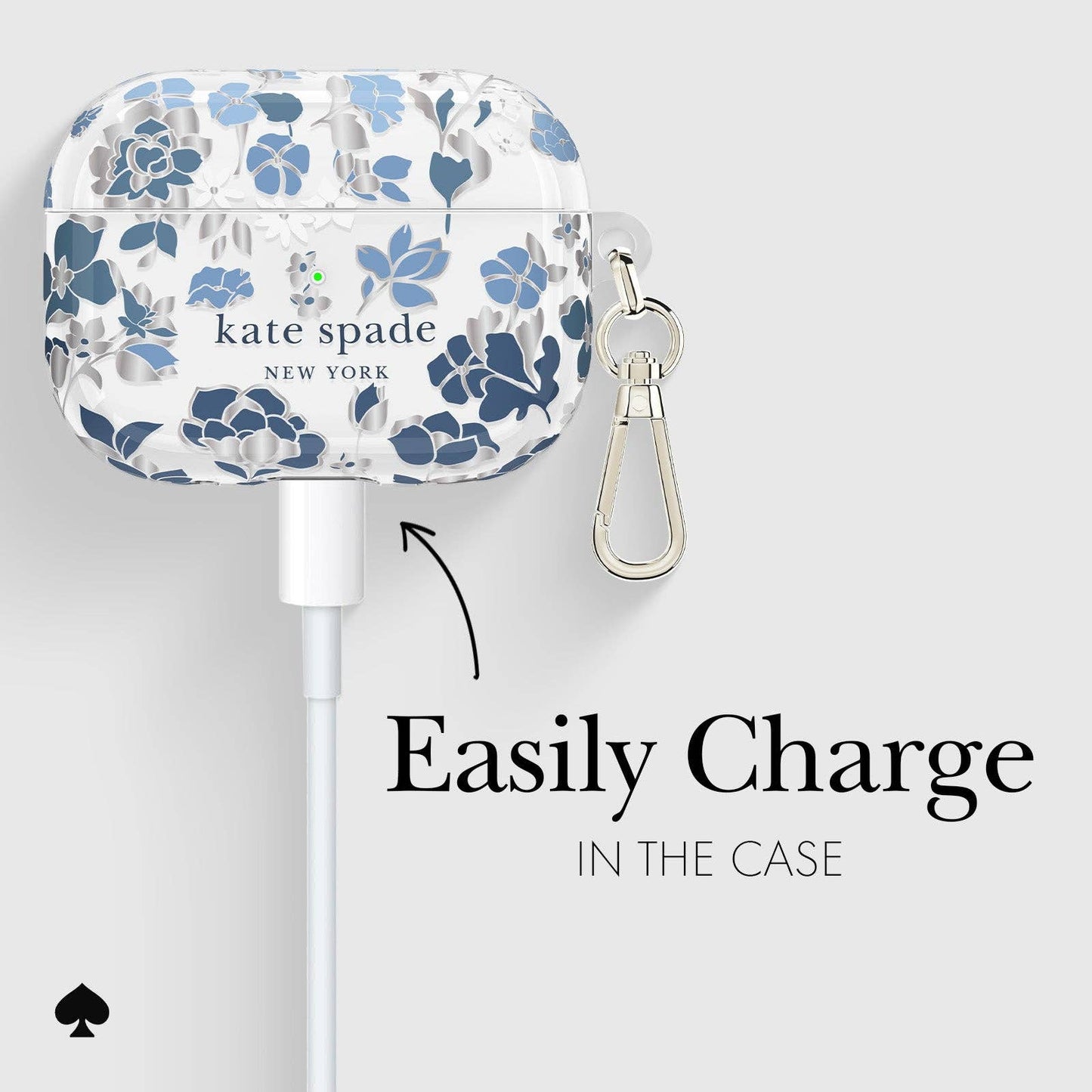 Kate spade new york Flowerbed Blue - AirPods Pro 1 & 2 Case