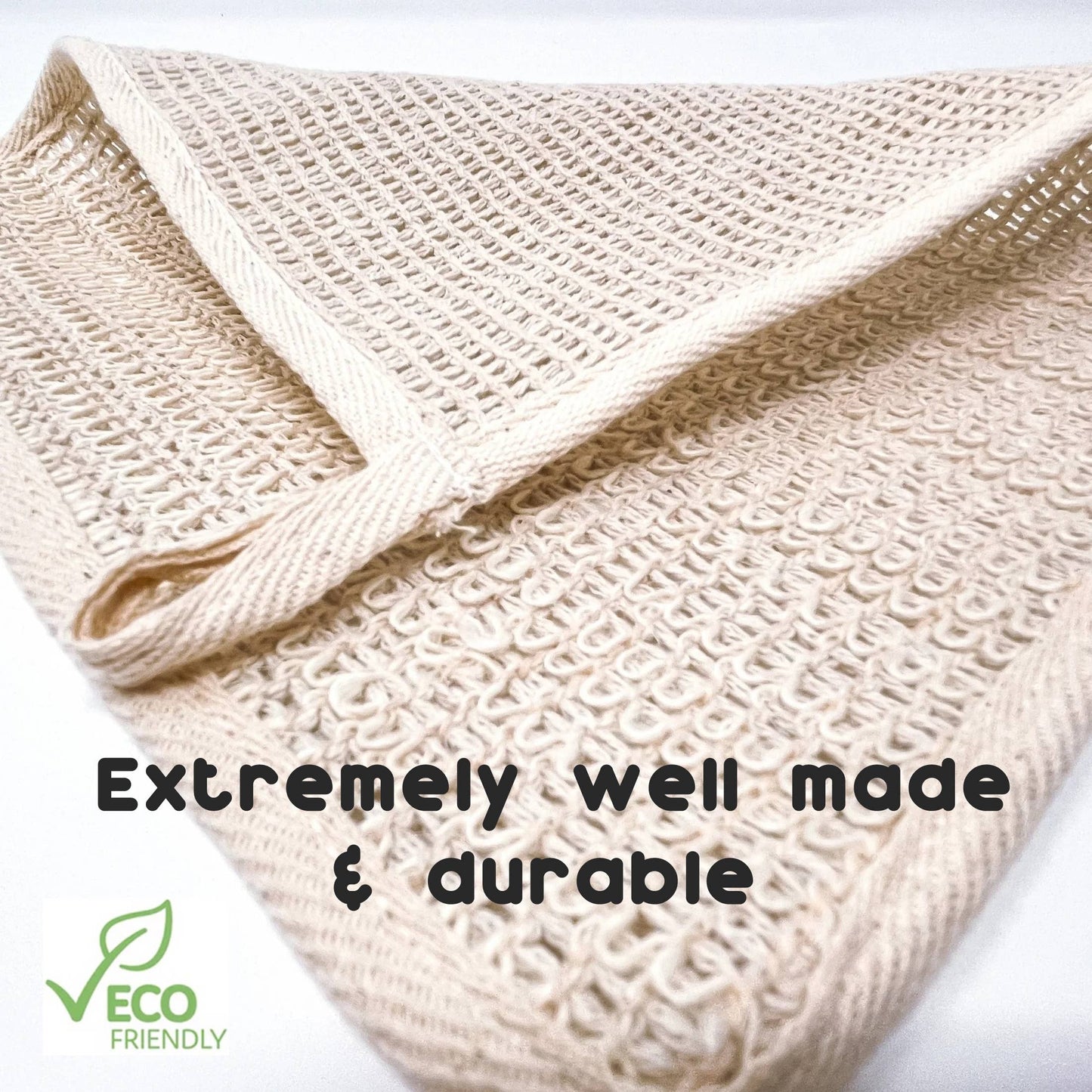 Wild Herb Soap Co - Sisal Cloth Natural Agave Fiber Bath Shower Large 10" X 10"