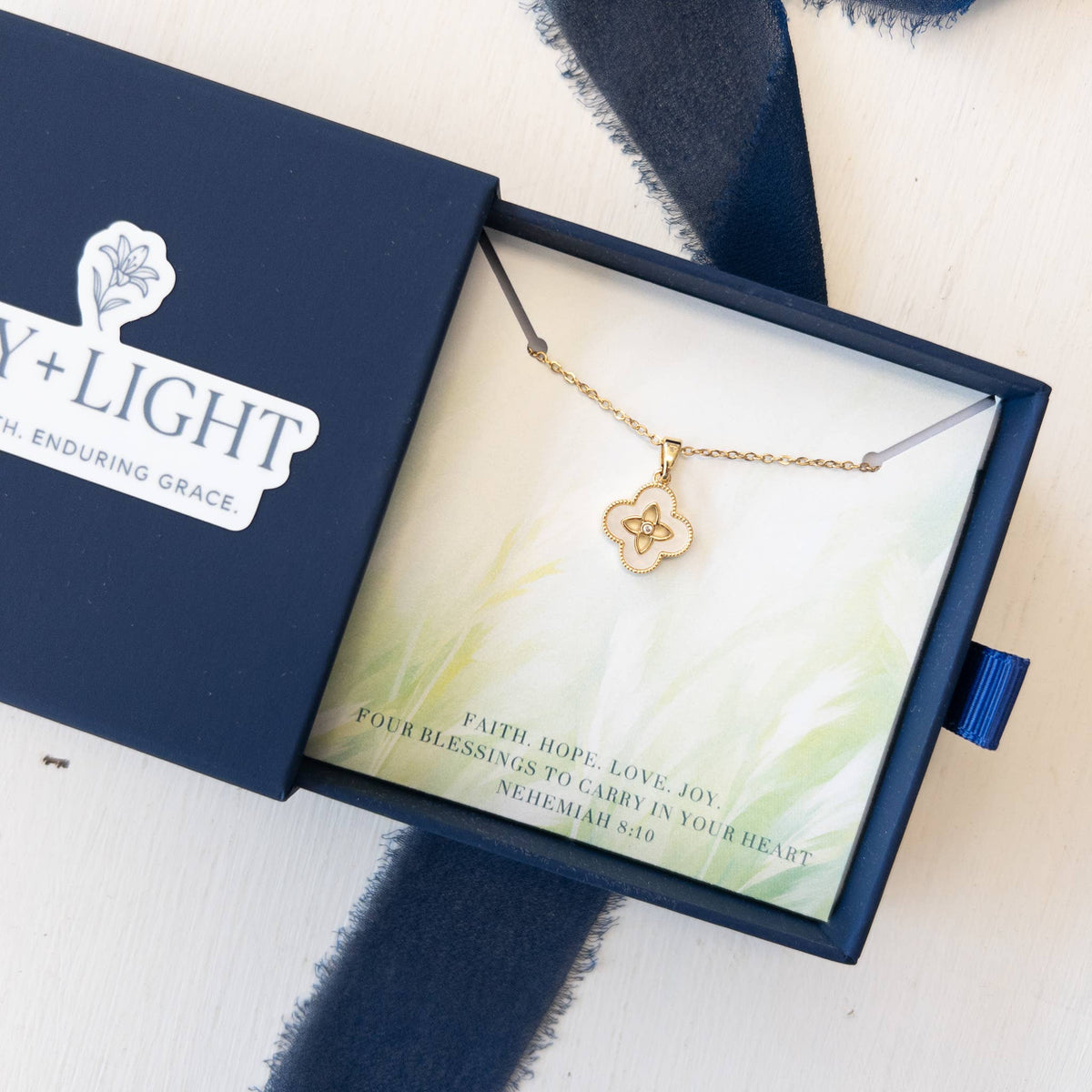 Lily + Light - Clover Necklace