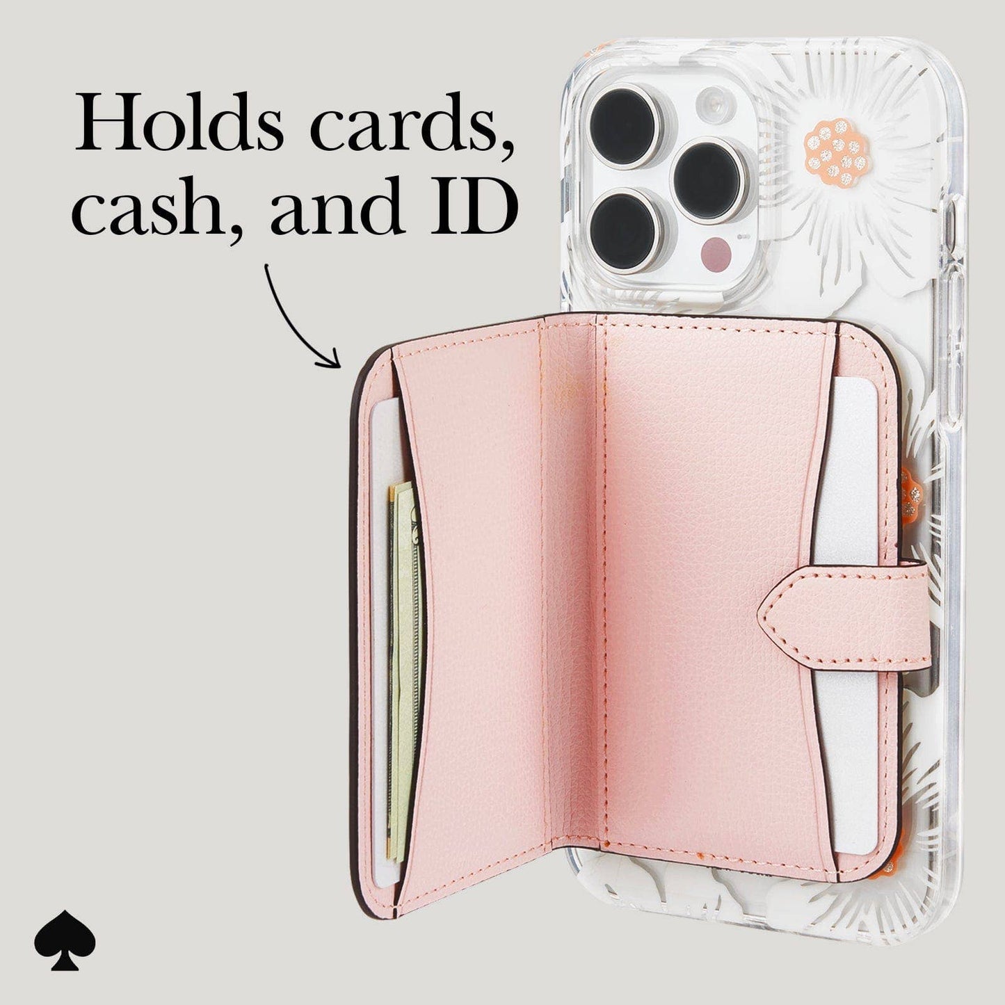 Kate spade new york Morgan MagSafe Wallet Chalk Pink