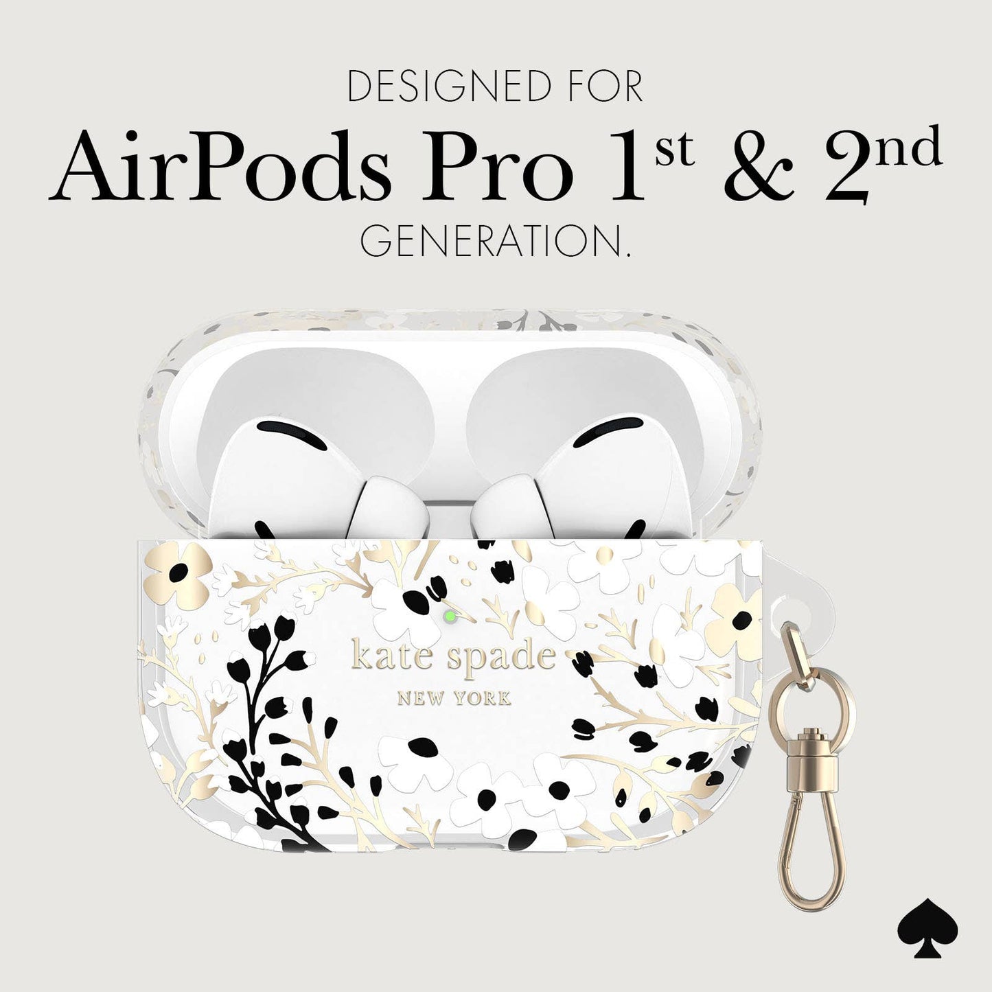 Kate spade new york AirPods Pro Multi Floral Black & White
