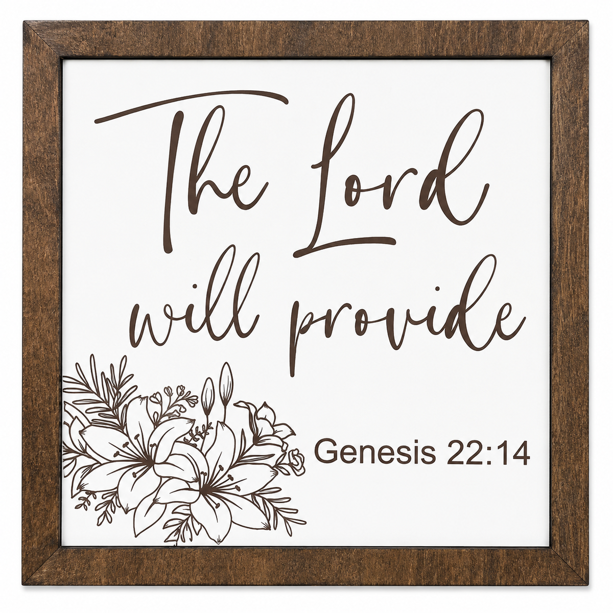 Crates Etc - The Lord will Provide - Religious - Western Fall gift - USA