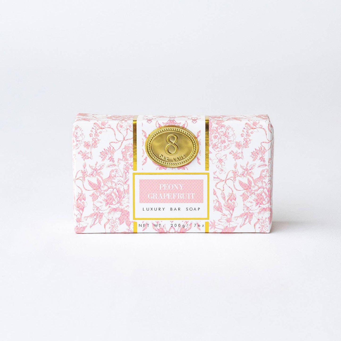 Bar Soap, Peony Grapefruit Wrapped, 7oz