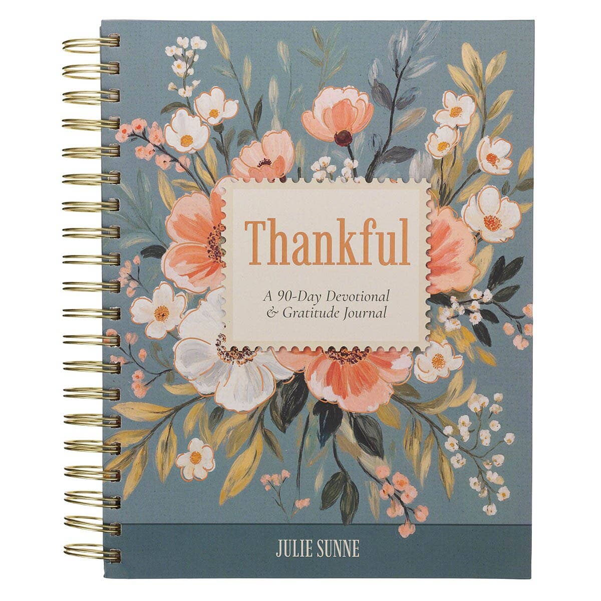 Christian Art Gifts - Thankful, A 90-Day Devotional Gratitude Journal HC Spiral