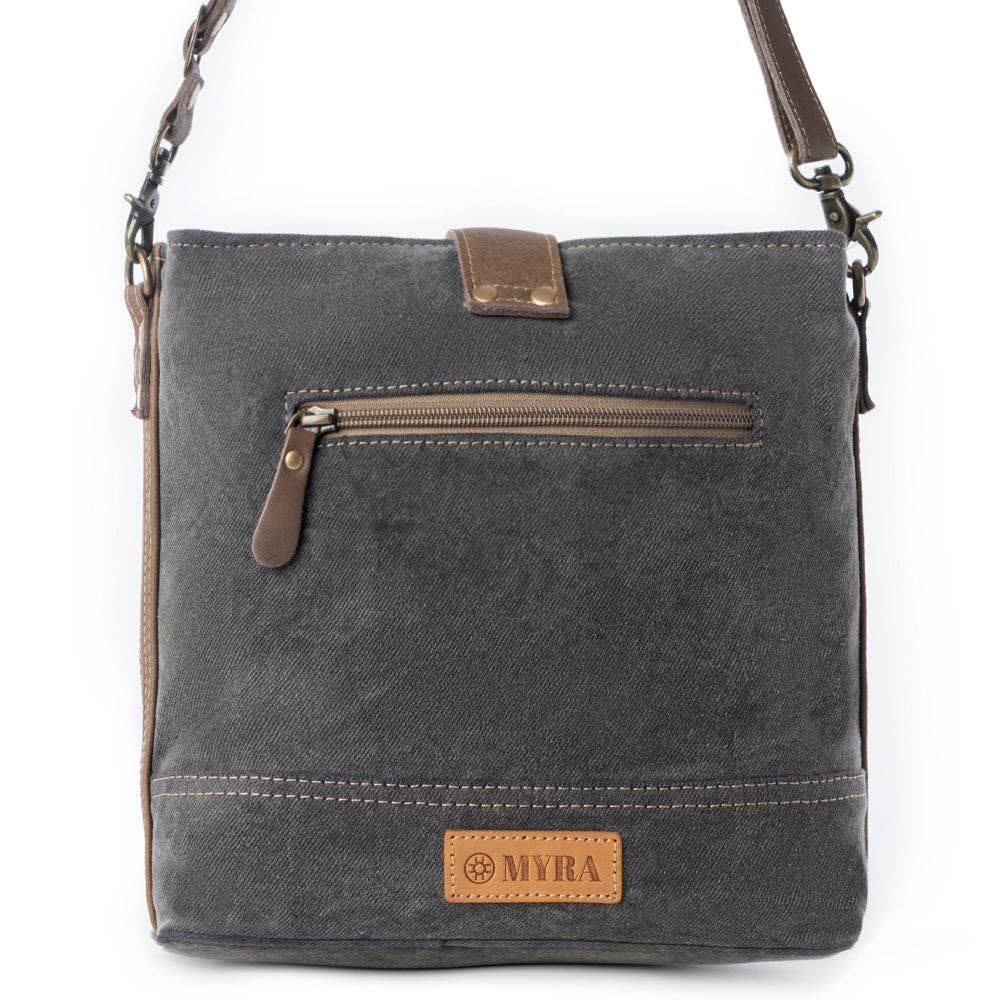 Myra Bag - Frostbloom Vintage Shoulder Bag for Women in teal with floral detail