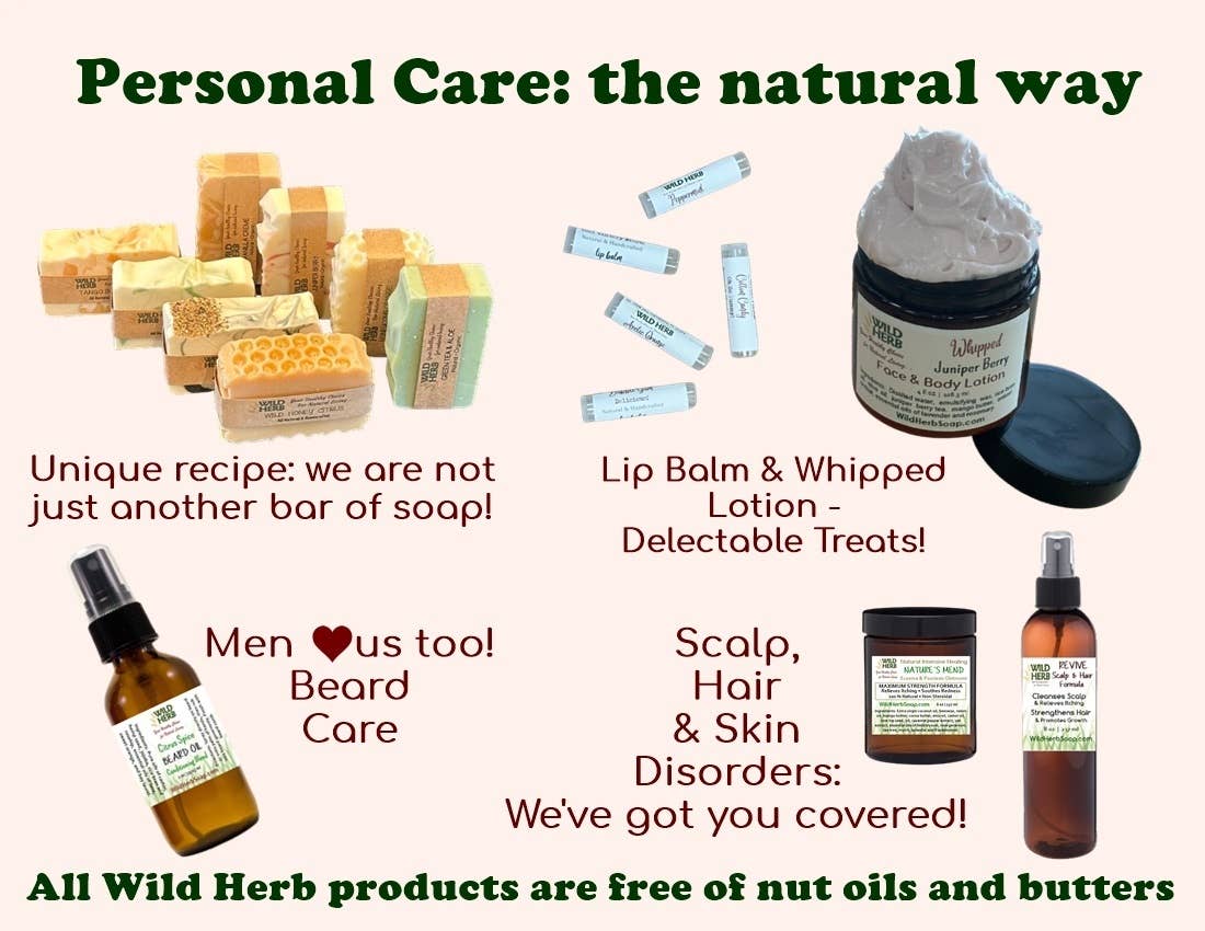 Wild Herb Soap Co - Bath Salts Soak Essential Oils Epsom Sea Salt Skin Softening