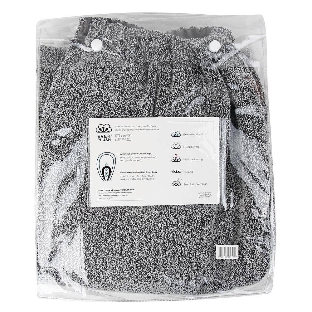 Cozy Bath Wrap Towel - Grey (XS-SM)