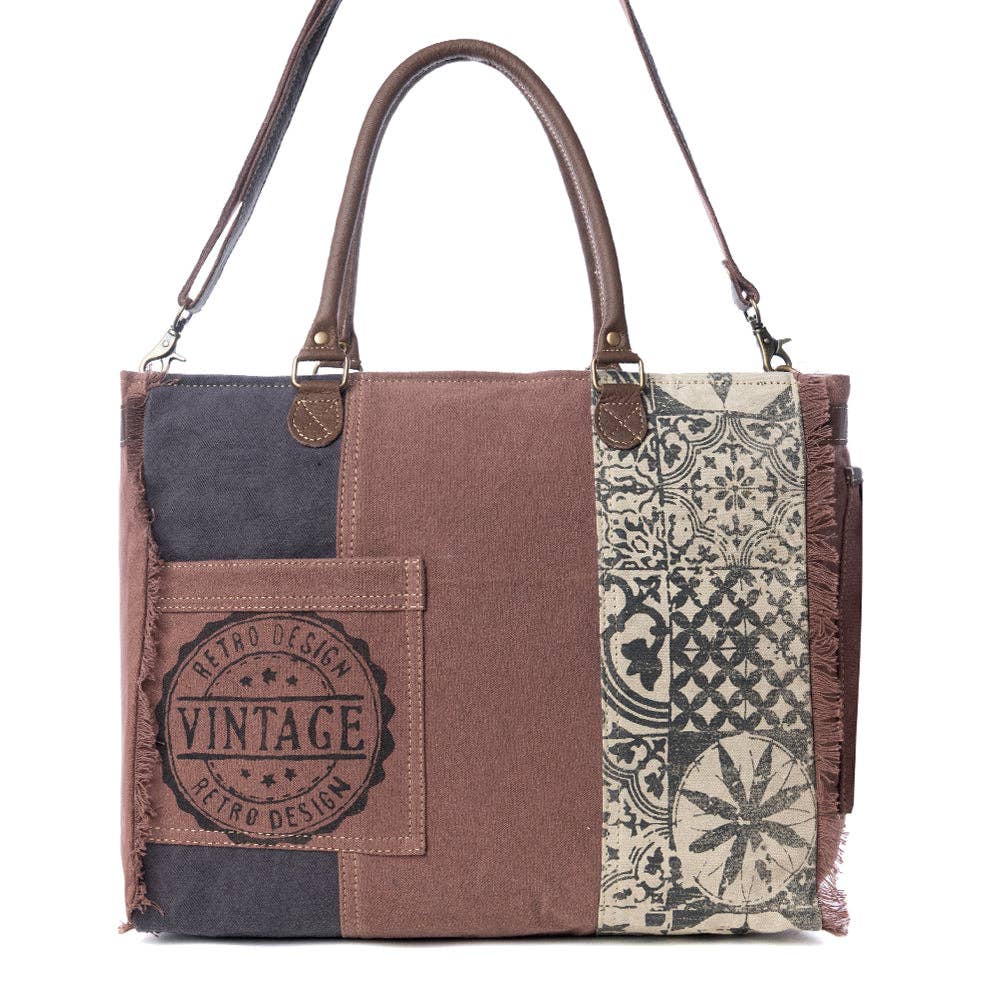 Myra Bag - Retro Print Weekender Bag