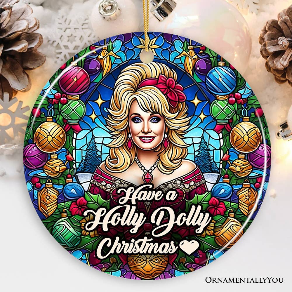 OrnamentallyYou - Have a Holly Dolly Christmas, Marvelous Country Keeepsake