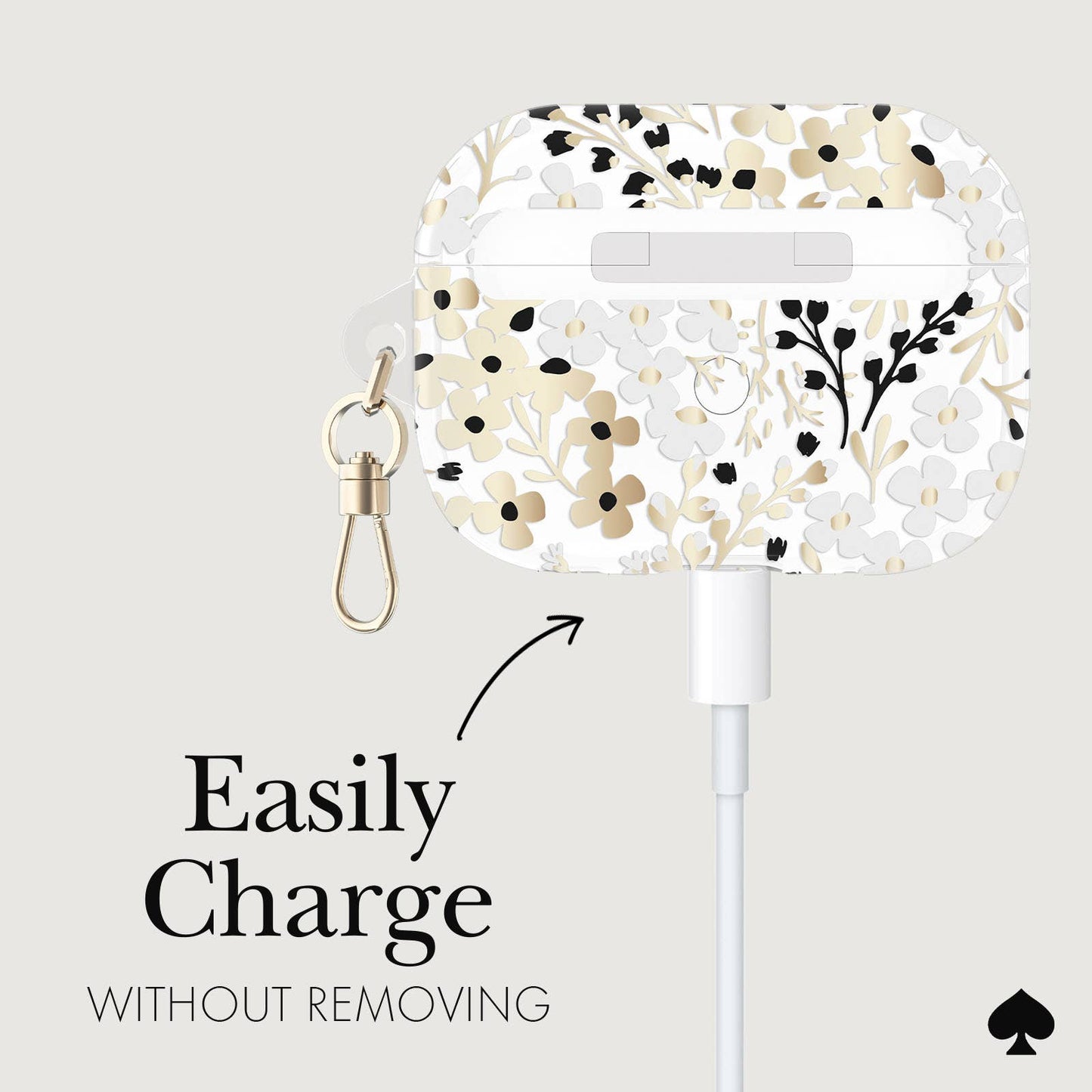 Kate spade new york AirPods Pro Multi Floral Black & White