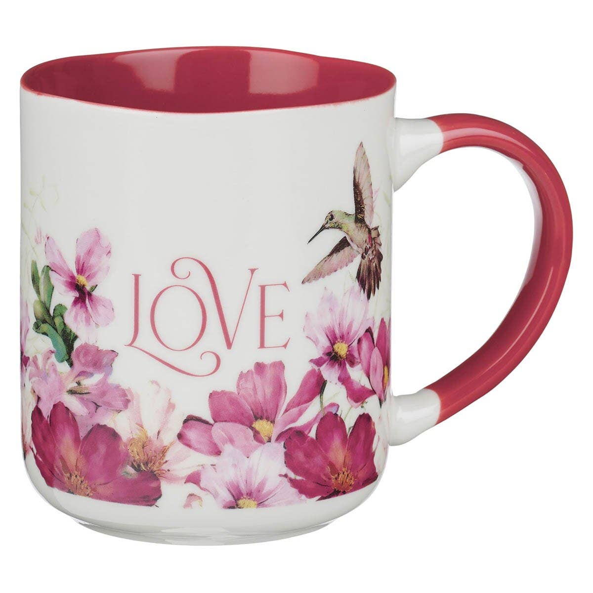 Christian Art Gifts - Mug Pink Love is Patient 1 Cor. 13:4
