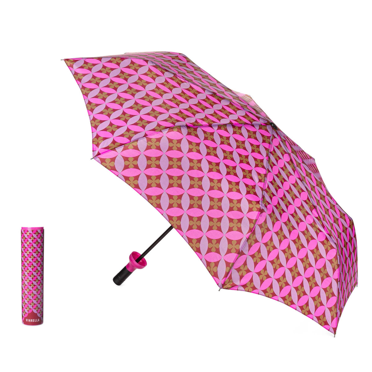 Vinrella - Clover Floral Bottle Umbrella