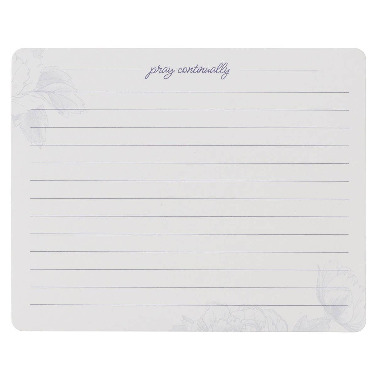 Christian Art Gifts - Cards In Tin Blue Floral My Prayers Hebrews 10:23