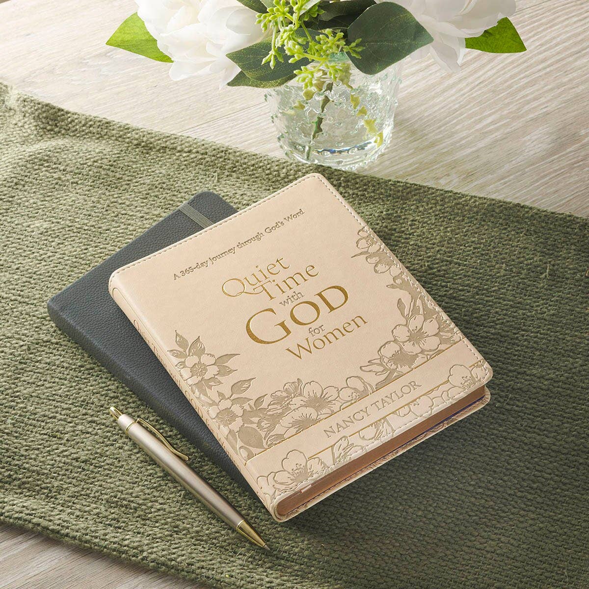 Christian Art Gifts - Devotional Quiet Time with God for Women Faux Leather