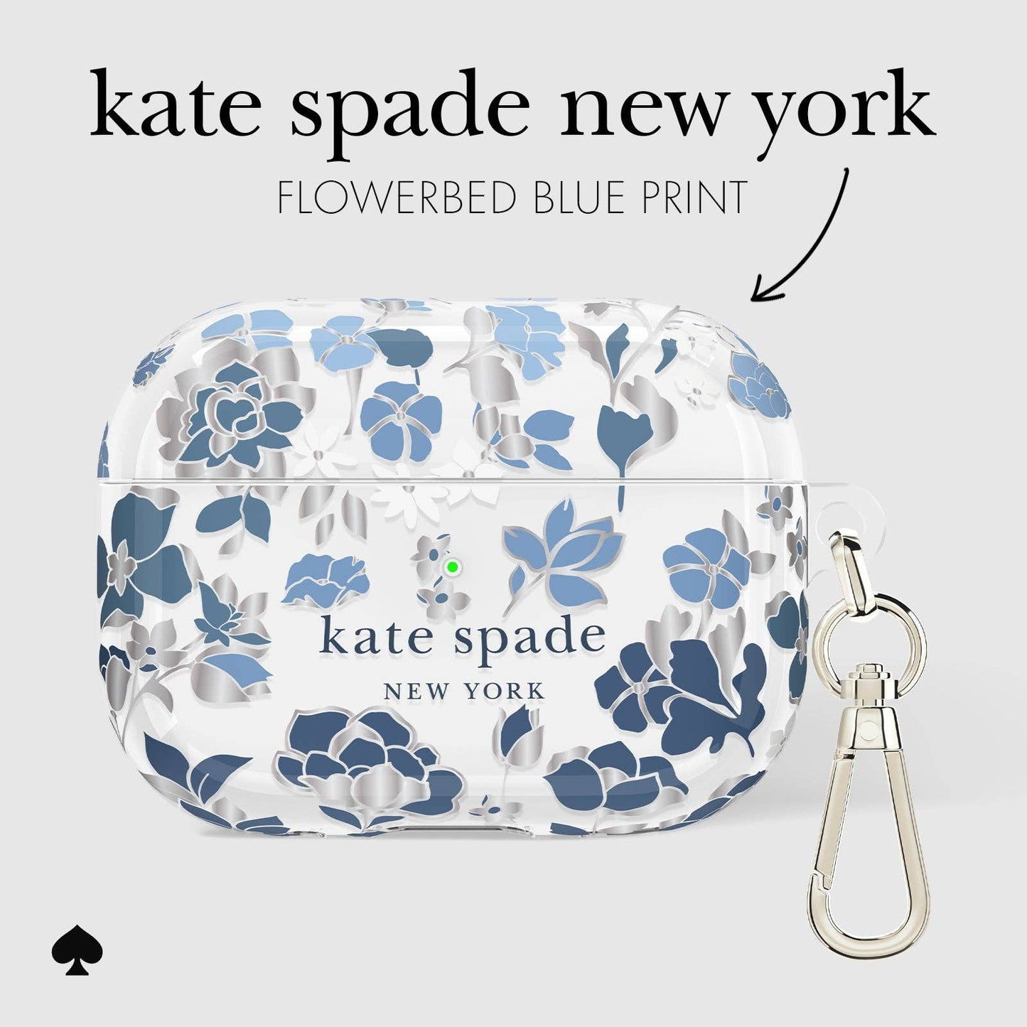 Kate spade new york Flowerbed Blue - AirPods Pro 1 & 2 Case