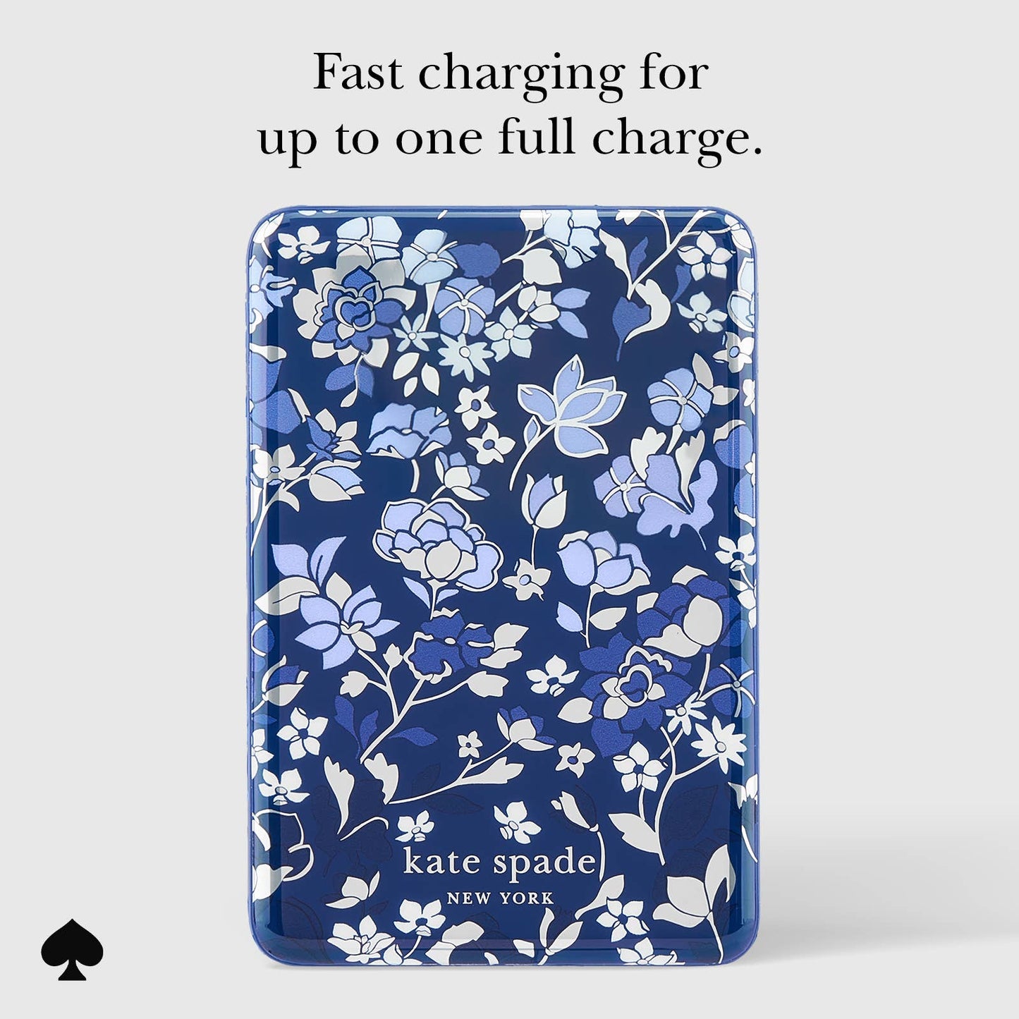 Kate spade new york MagSafe Portable Charge - Flowerbed Blue