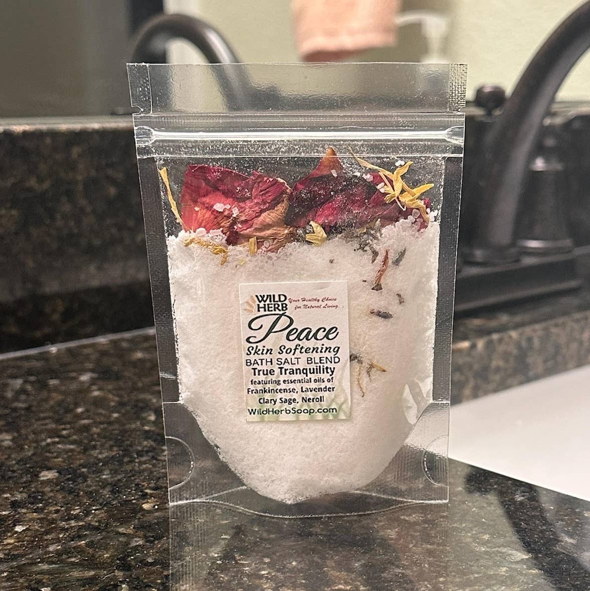 Wild Herb Soap Co - Bath Salts Soak Essential Oils Epsom Sea Salt Skin Softening