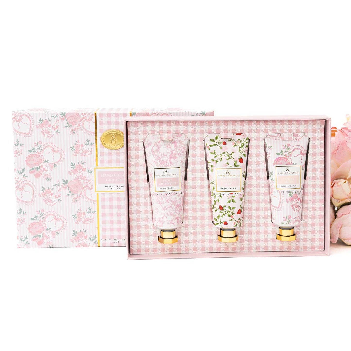 Sweetheart Blooms 3-Piece Hand Cream Gift Set