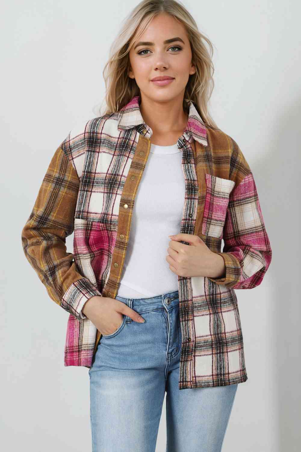 Plaid Shirt Jacket